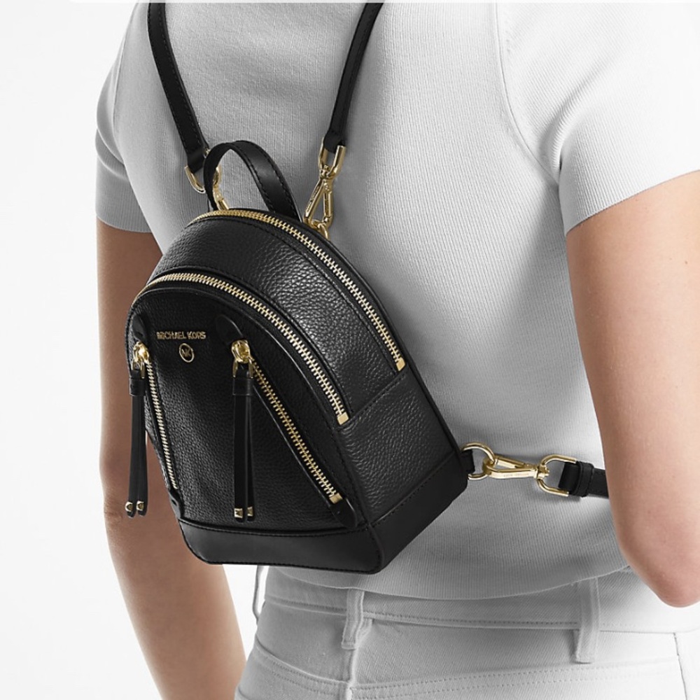 Michael Kors Brooklyn Extra-Small Pebbled Leather Backpack